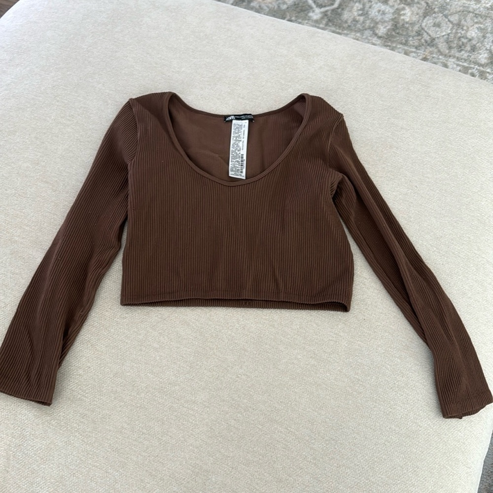 Ribbed Zara top